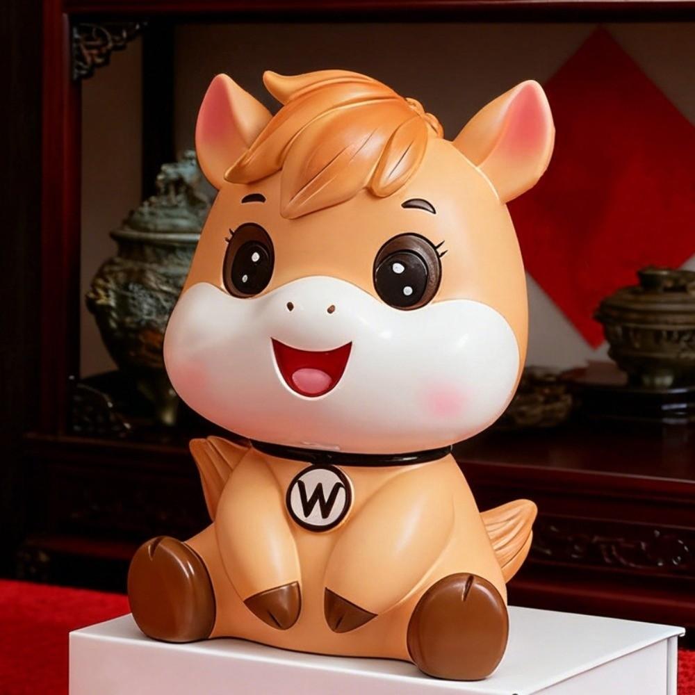 Anti-Fall Pferdejahr Sparschwein Spardose Pferde-Sparschwein Ornament Heimdekoration