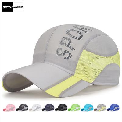 Northwood Summer Baseball Cap For Men Breathable Quick Drying Snapback Hat Women's Mesh Cap Sport Sun Hats