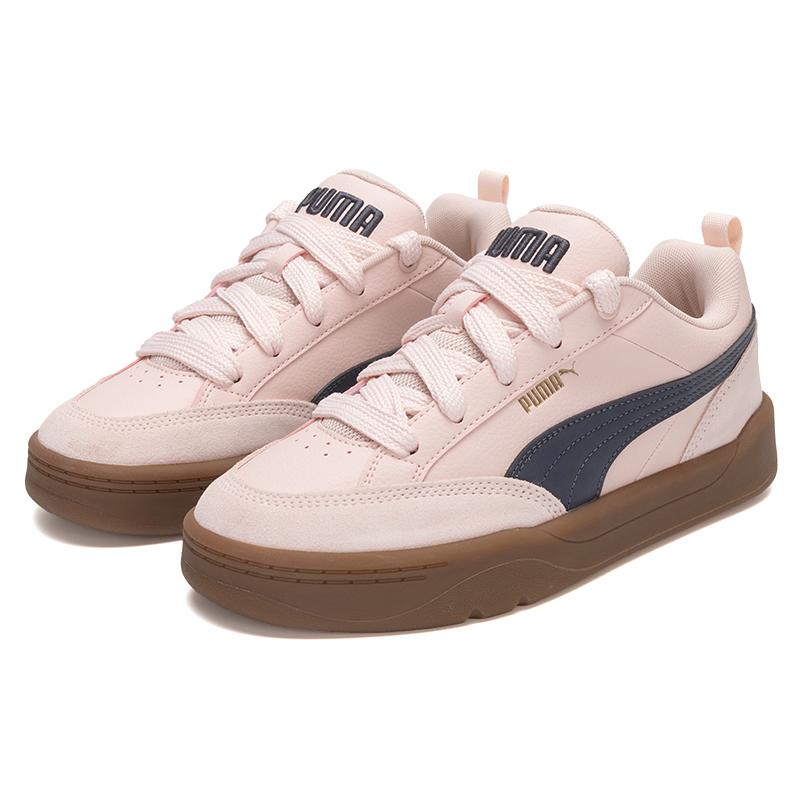 Puma Park Lifestyle Series Comfortable Versatile Low-Top Skate Shoes Unisex Sneakers Pink Blue 397262-08