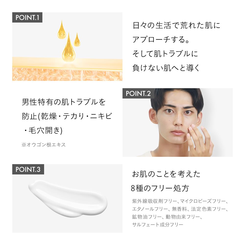 Lips Boy Medicated Moisture Milk 150ml Pump type Emulsion Moisturizing Dryness Shine Skincare Pore care Acne care LIPPS BOY [Quasi-drug] Men's