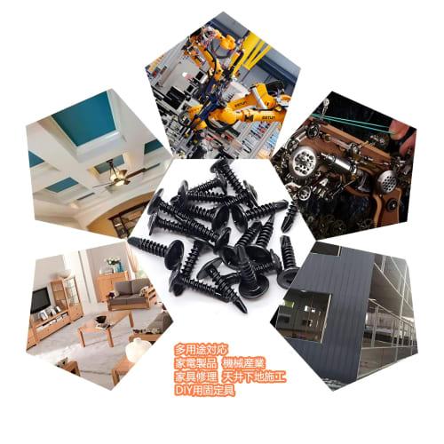 Nivithi Self-Drilling Screw Set, 150 Screws (M4.2 x 13/16/19/25/32mm), Stainless Steel, for Fastening Steel Plates and Thin Sheet Metal, Silver, SR42S