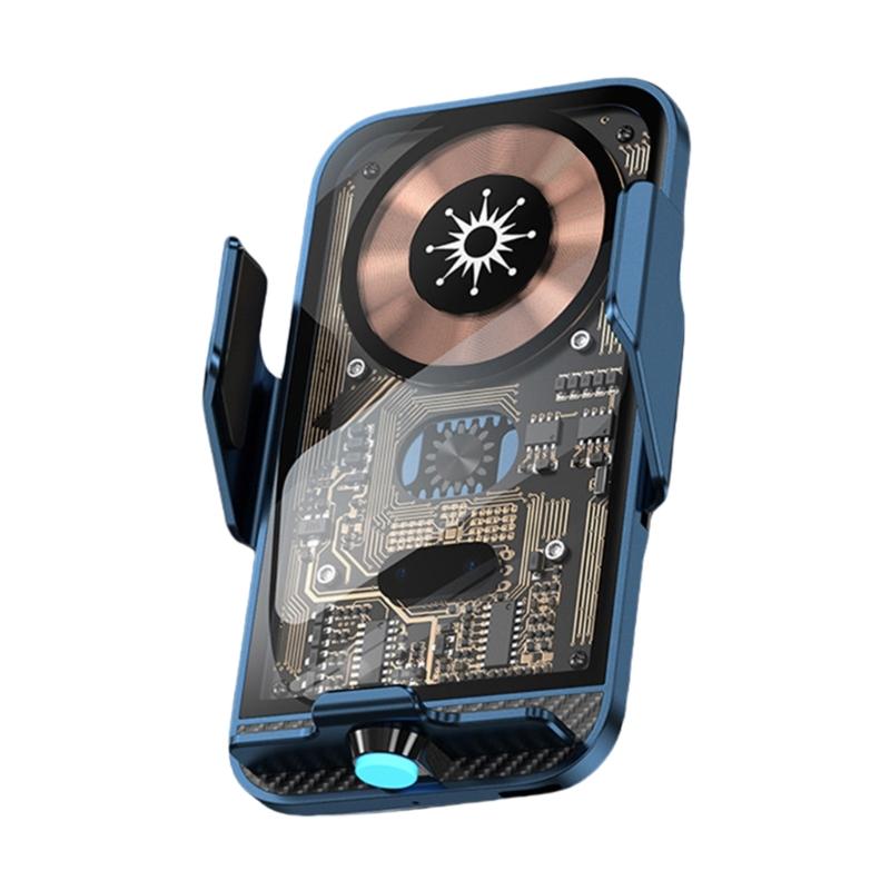 

Car Magnetic Phone Stand 360 Degree Rotating 15W Auto Clamping Wireless Charging Mount Charging Stand for 15 14