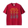 Dinge, die ich in meiner Freizeit mache Lustiger Typ Autoenthusiast T-Shirts Unisex Retro Mode Sommer T-Shirt Unisex Kleidung Lässiges T-Shirt