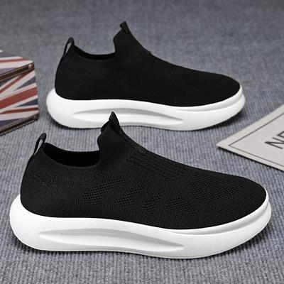 New Summer Breathable Fly-woven Mesh Lightweight Soft-soled Casual Socks and Shoes
