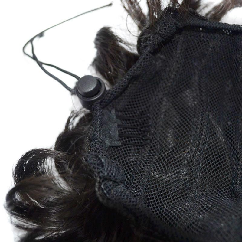 Chignon Updo Elastic Drawstring Hair Bun Pad In Black Brown Colors Straight Curly Hairpieces for Women Ladies