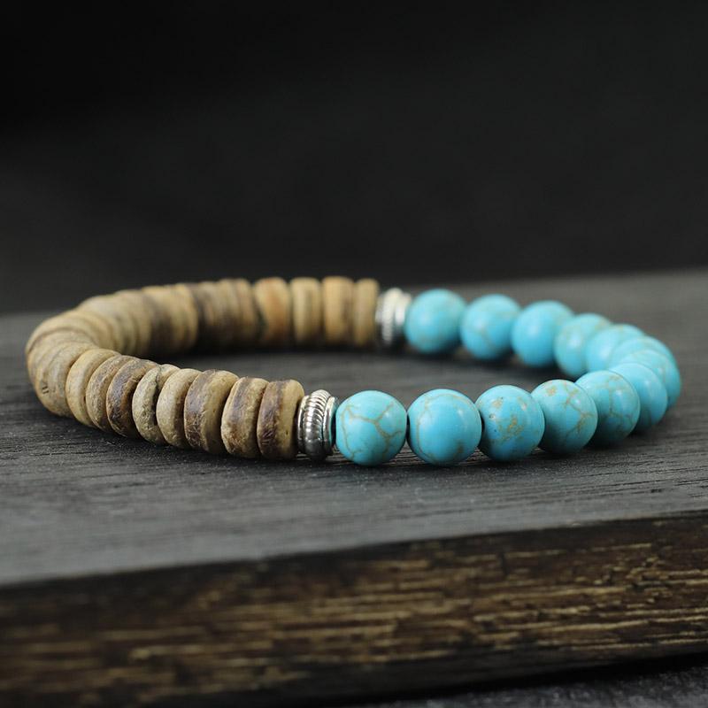 Minimalist Mens Bracelet Natural Wooden Braclet Tiger Eyes Beaded Braslet Meditation Jewelry Accessories Pulsera Hombre Gift
