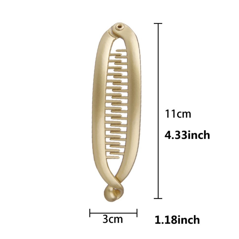 Fashion Banana Clip Hairpins Barrettes Headwear Hair Claws Clips Fish Shaped Hairpin  Women