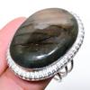 Pietra di Labradorite Fatto a Mano Gioiello in Argento Sterling 925 Pendente 2.36"