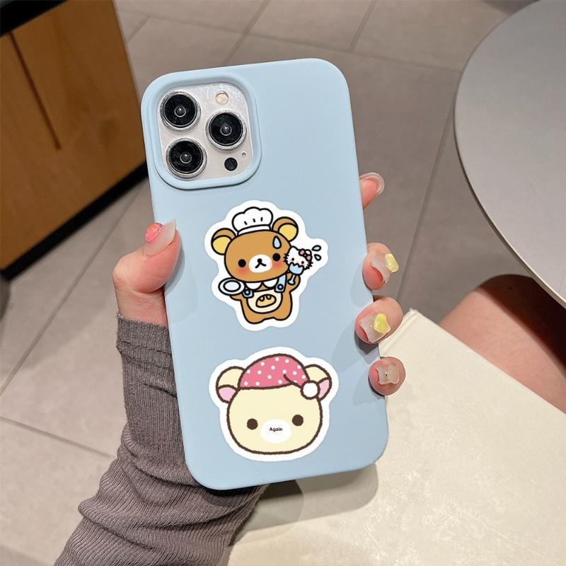 

105Pcs Korilakkuma Bear Diy Sticker Cute Rilakkuma Stickers Scrapbooking Phone Luggage Skateboard Vinyl Waterproof Decals