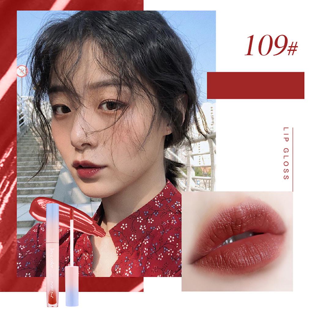 Cute RED Tube Mouth Red Brick Red Aunt Lipstick Is Not Easy Sweet Velvet красный