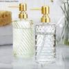 Transparent Glass Lotion Bottle Hand Sanitizer Bottle Shampoo Bottles Shower Gel Bottles Bathroom Accessories Soap Dispenser