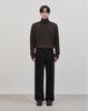 WORK ON BODY OFF Rested Semi-Overfit Turtleneck Knit [Brown]