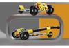 Colorful Folding Scooter with Flashing Music for 2-8 Year Olds - Durable Three-Wheeled Ride-On with Drop-Resistant Handlebar