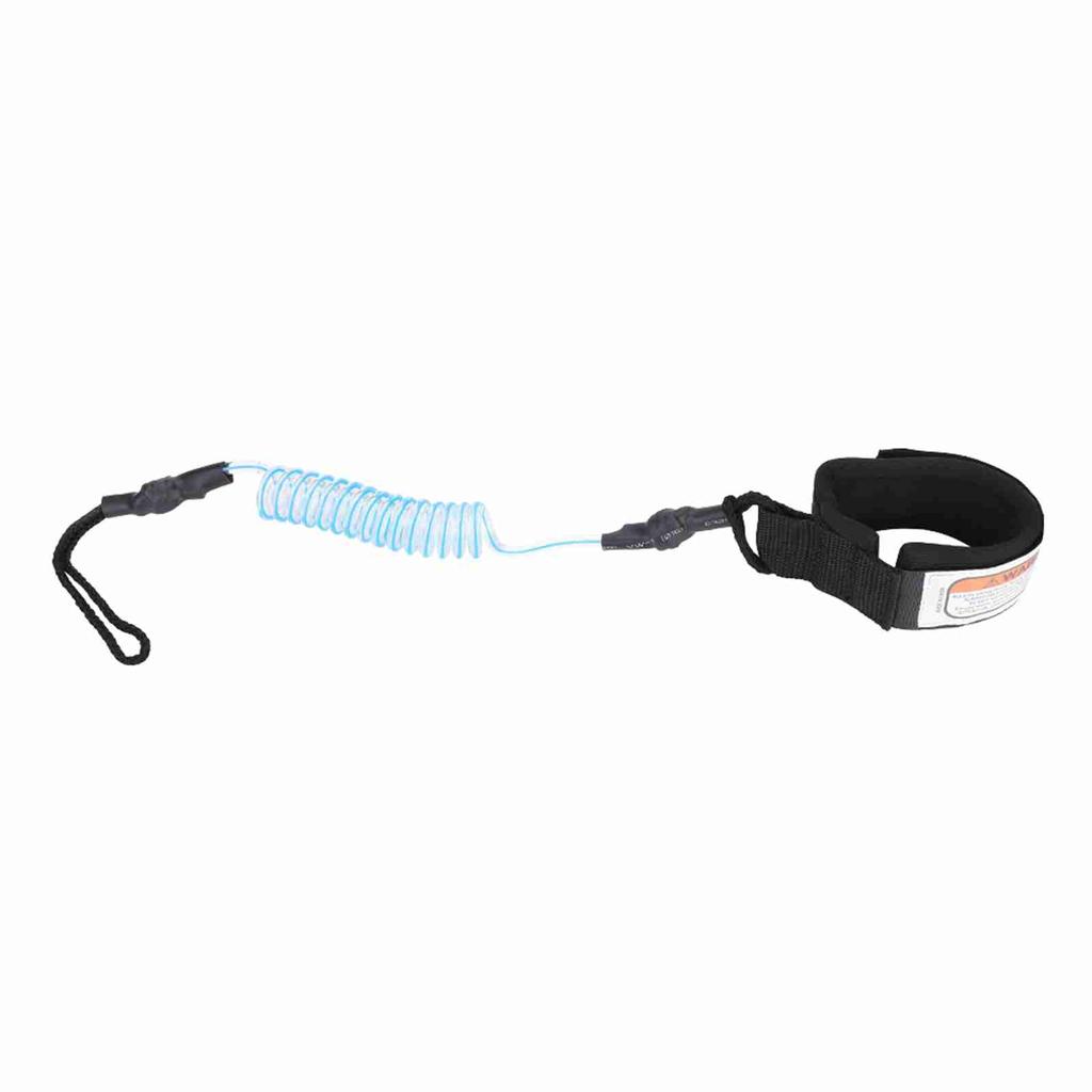 Laisse de Surf Stand Up Paddle Board 5mm Ressort Spiralé Corde de Pied pour Planche de Surf