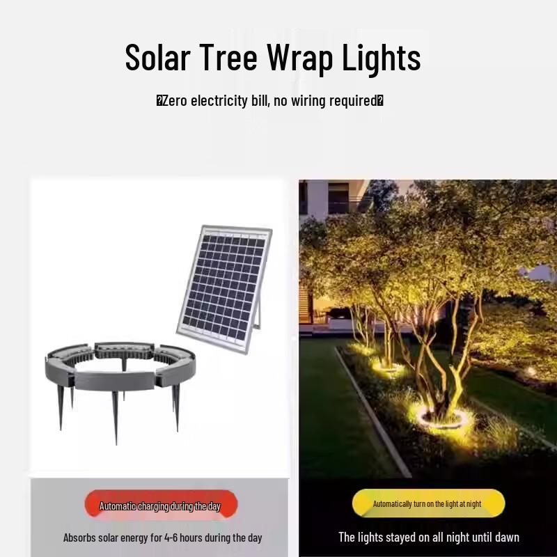 Solar Outdoor LED Tree Light Set