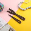 2Pcs/Set Knitting Fork For Bracelet Necklace Pendant Diy Handmade Knitting Tool Wooden Weaving Braider Sewing Accessories