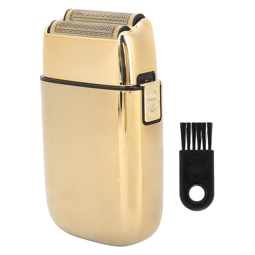 Metal Double Foil Shaver Waterproof Electric Shaver Cordless Beard Trimmer for Hair Cutting