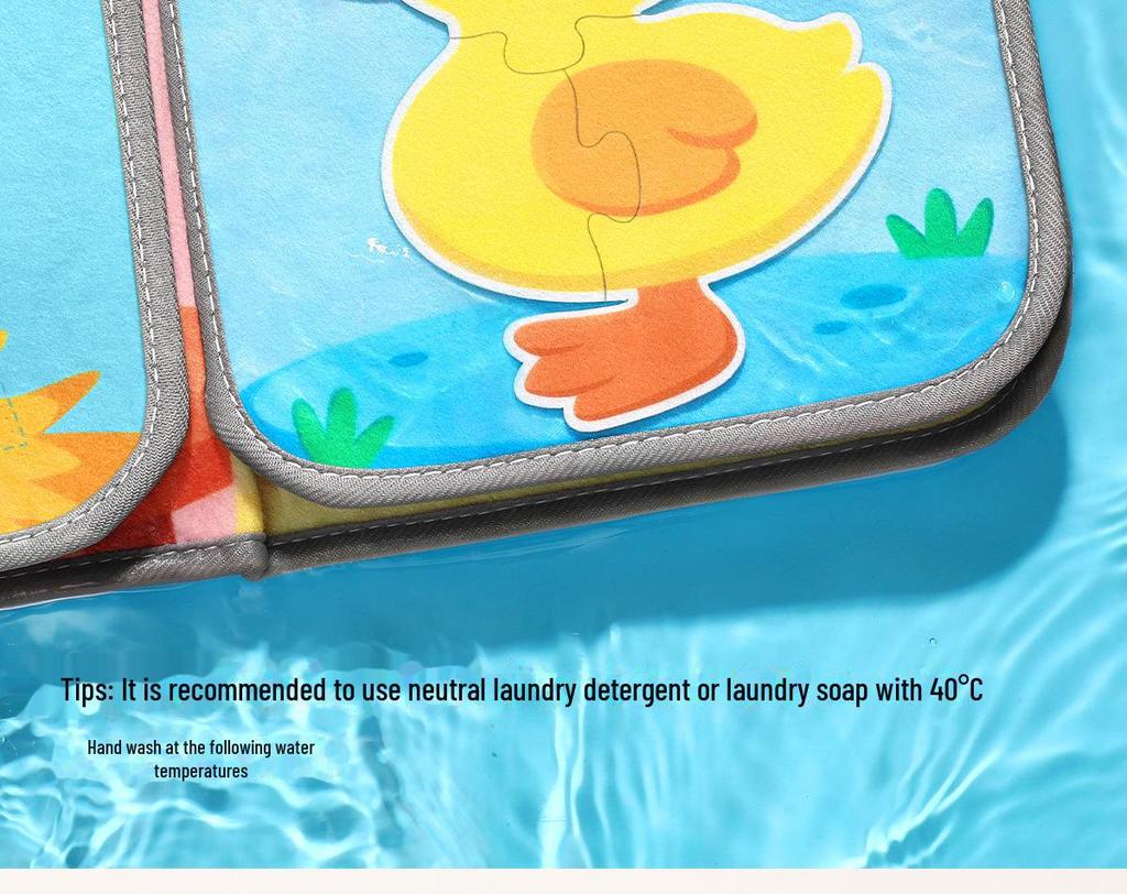 Tear-Resistant Baby Cloth Book: Chewable & Durable for Infants 0-3 Years, Early Learning Quiet Book.