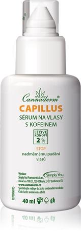 

Cannaderm Capillus Caffeine Hair Serum Сыворотка для волос с кофеином TU прозрачный