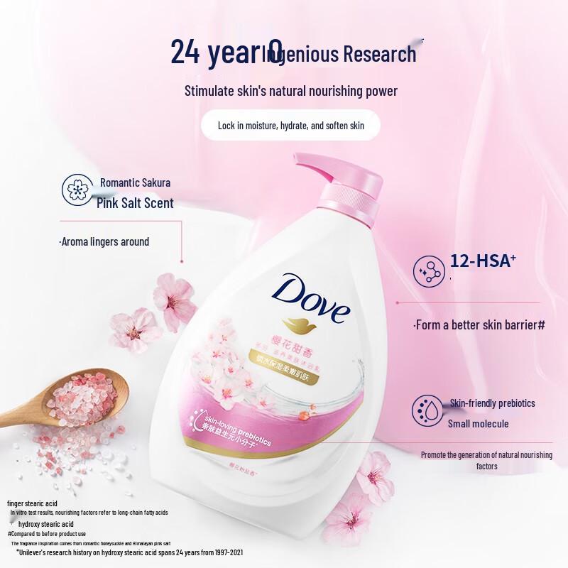 Dove Cherry Blossom Sweet Scent Nourishing Body Wash