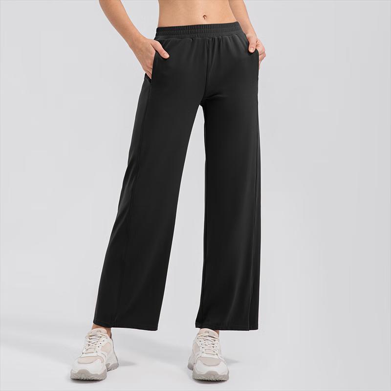 Women's Dynamic Breath Bare-Feel High-Waist Wide-Leg Yoga Pants