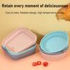 Air Fryer Liners Silicone Cooking Mat Non-Stick Reusable Food Grade Heat Resistant Foldable Basket Mat Easy To Clean Universal Kitchen Accessory