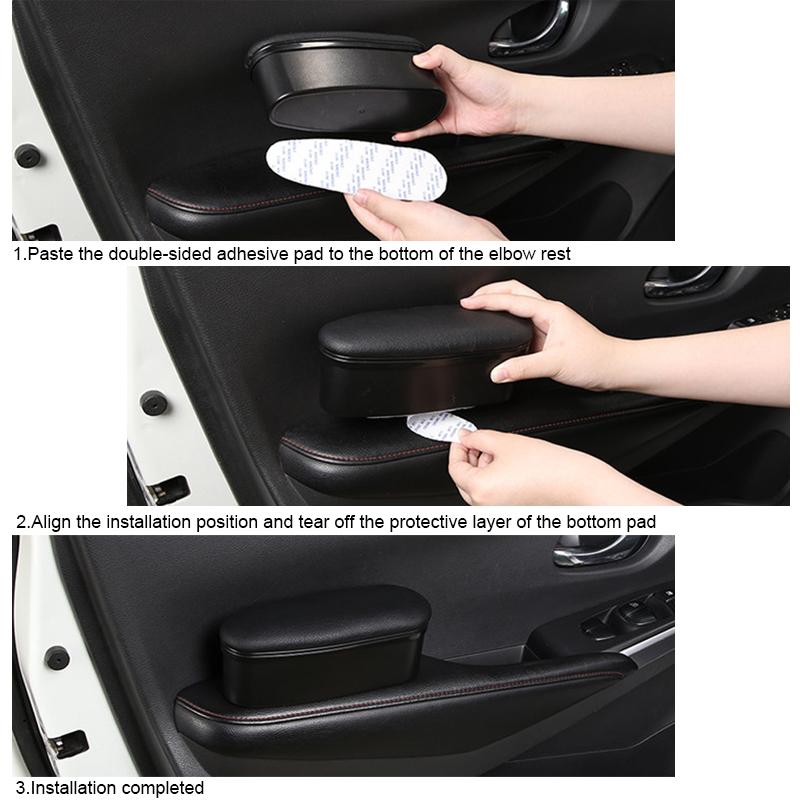 1ks Box na odkládání ve dveřích auta Podpora lokte pro Toyota RAV4 Prius Yaris Chevrolet Cruze Spark Sail Mitsubishi Lancer 10 Sport