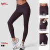 Women's High Waist Crossover V Waist Yoga Leggings with Side Pockets Nude Feel Butt Lifting Workout Pants