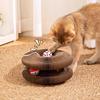 Cat Scratcher Toy Foldable Cardboard Cat Scratch Board Interactive Cat Toy With Ball for Indoor Cats