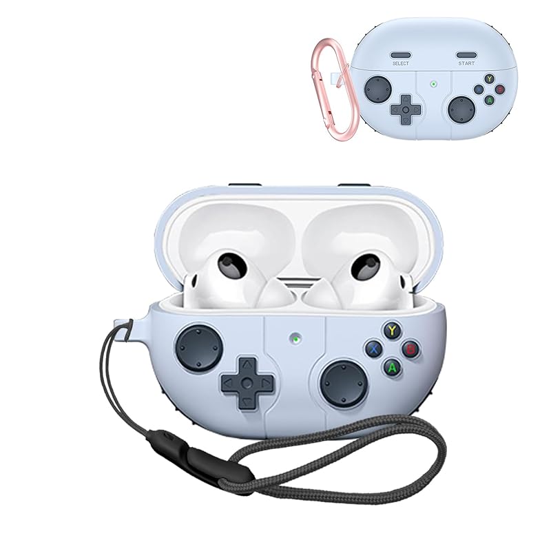 

For HUAWEI FreeBuds Pro 4 for case cover [NOUKAJU] wireless earphones silicon protective case (With carabiner + strap included) ) Fall prevention