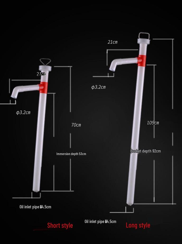 Stainless Steel Manual Oil Siphon Pump for 200L Drums