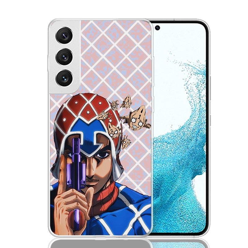 JoJo Adventure Guido Mista Phone Case For Samsung Galaxy S26 S25 Edge S24 S23 FE S22 Ultra S21 Plus S20 + Fundas Cover Coque Gal