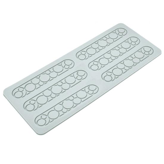 Fondant Pad Non-sticky Easy To Demould DIY Food Grade Silicone Feather/Leaf/Geometric Chocolate Mould for Cake Shop