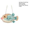 Wooden Fish Hanging Sign Vintage Nautical Coastal Wall Art Rustic Clownfish