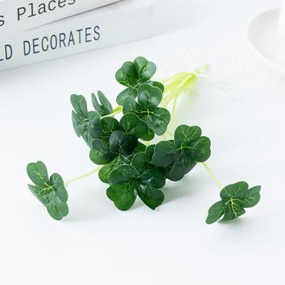 Artificial Flower Not Withered Background Decoration Long Lasting Creative Four-leaf Grass Artificial Plant Party Decor