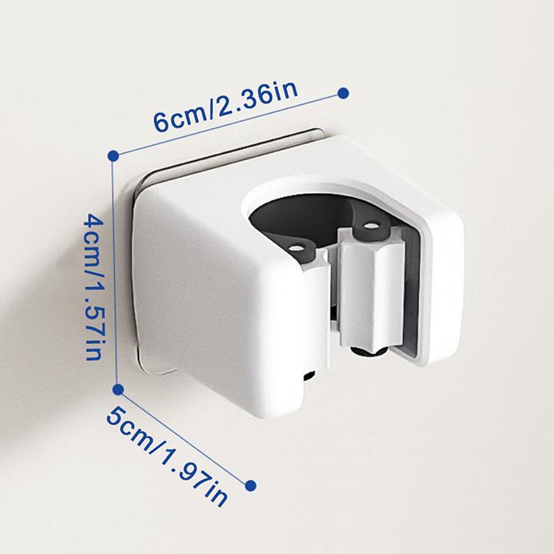 Self-Adhesive Mop Holder Clips Wall Mounted Mop Brush Broom Stand Rack Space Saving For Kitchen Bathroom Organizer Accessories