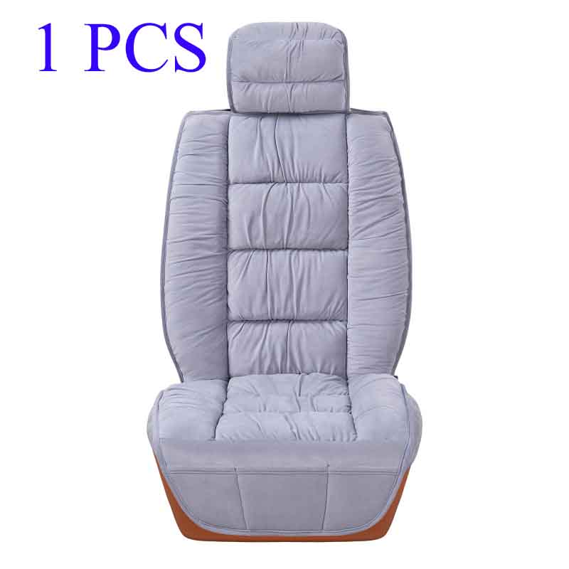 360 Full Surrounding Universal Winter Warm Car Seat Cover Soft for Plush Seat Cushion Front Car Chair Backrest Pad Protector