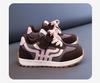 Autumn 2025 Kids' Lightweight Leather Casual Shoes - Unisex German Trainer Style