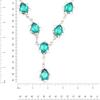 Chrome Diopside Gemstone Ethnic Jewelry Necklace Set 18-20''