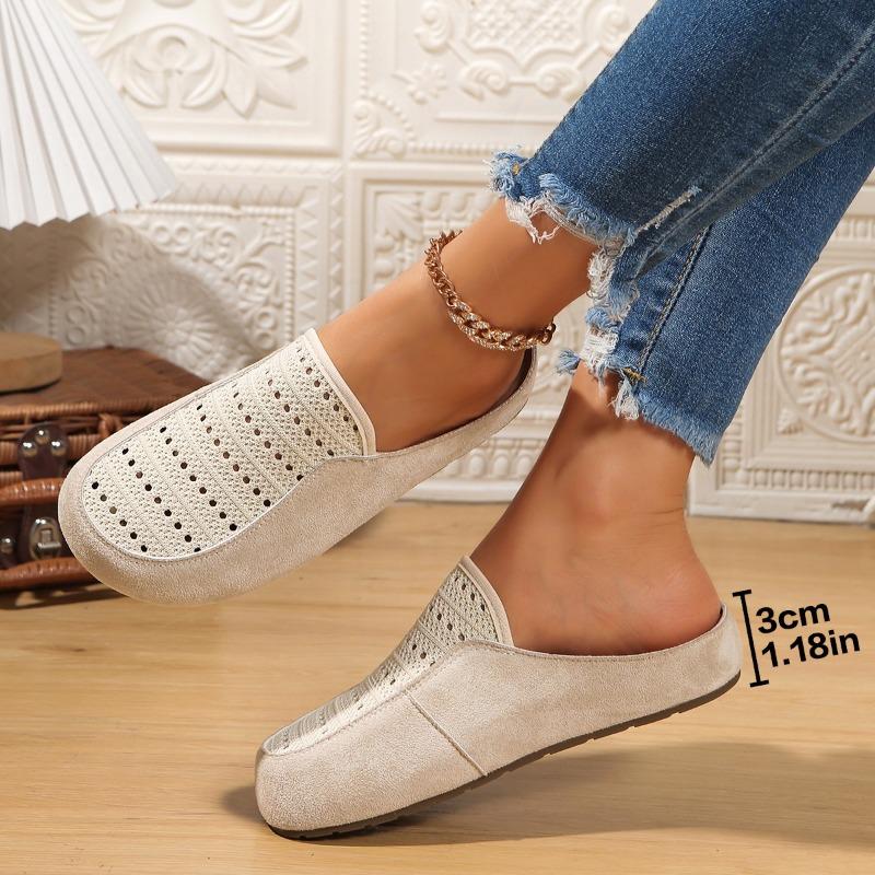 

Fashion Women Mesh Platform Slippers Summer Suede Breathable Shoes Fashion Slingback Sandals 2025 New Trends Casual Sandalias De Mujer 42 покинуть белый