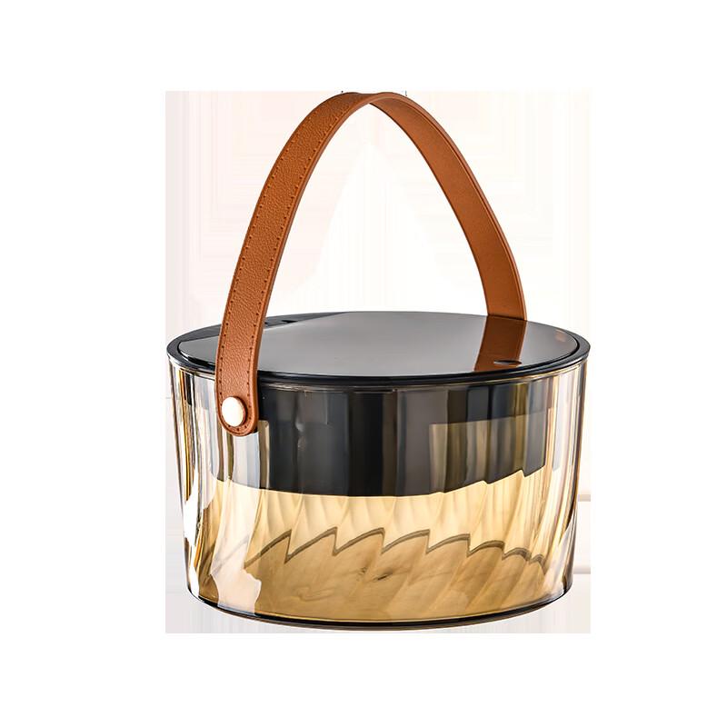 Transparent Flip-Top Tea Waste Filter Bucket