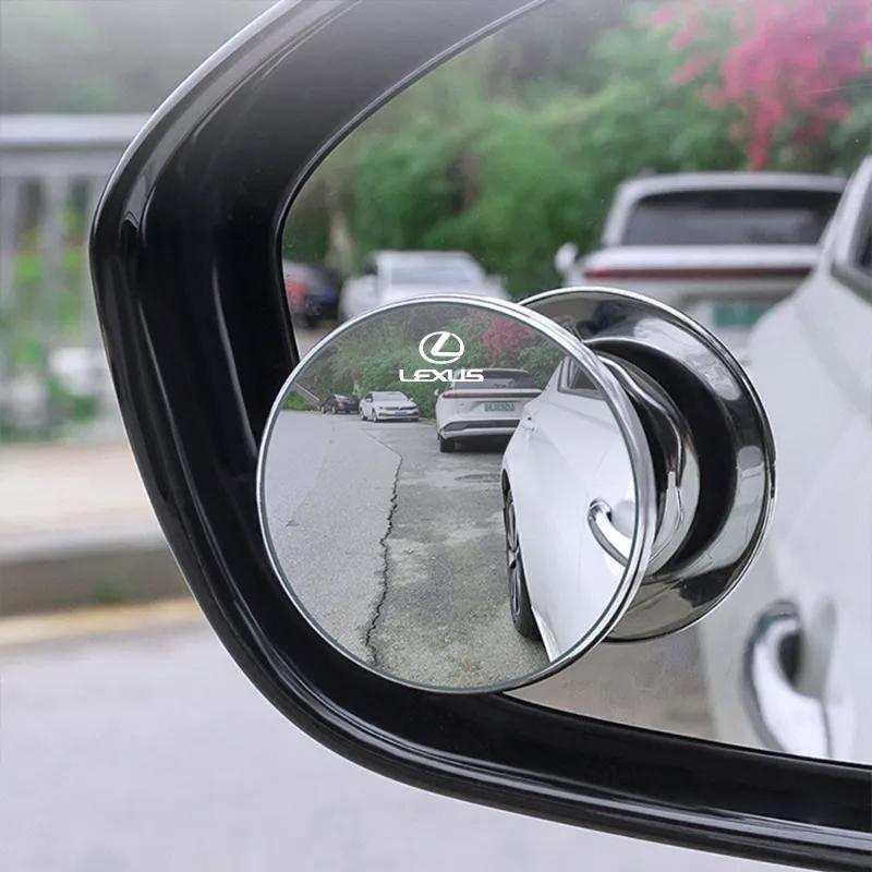 Car Rearview Mirror 360° Small Round Mirror Accessories For Lexus F SPORT ES RX NX LS UX LM LX GX LC RZ IS CT GS RC HS SC TX LB CD4