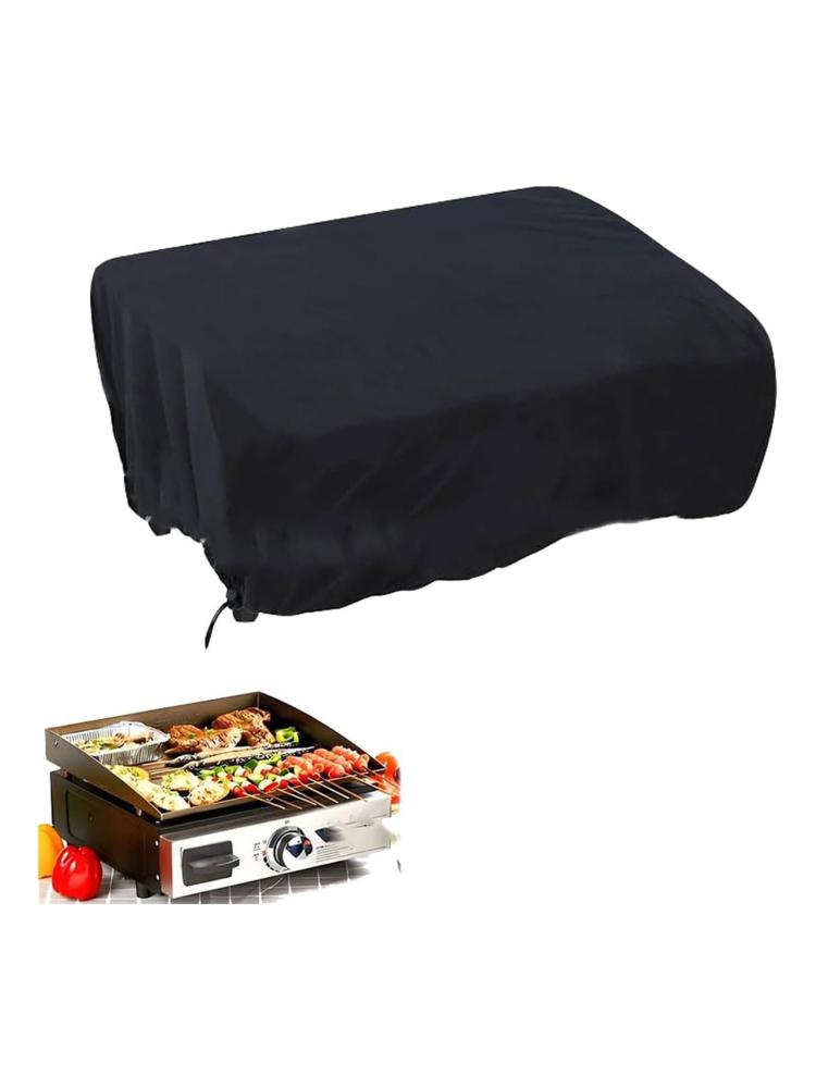 Dark Barbecue Fabric Cover for Household Outdoor Storage, Reduces Everyday Loose Debris That Can Settle on a Cooking Unit During Storage