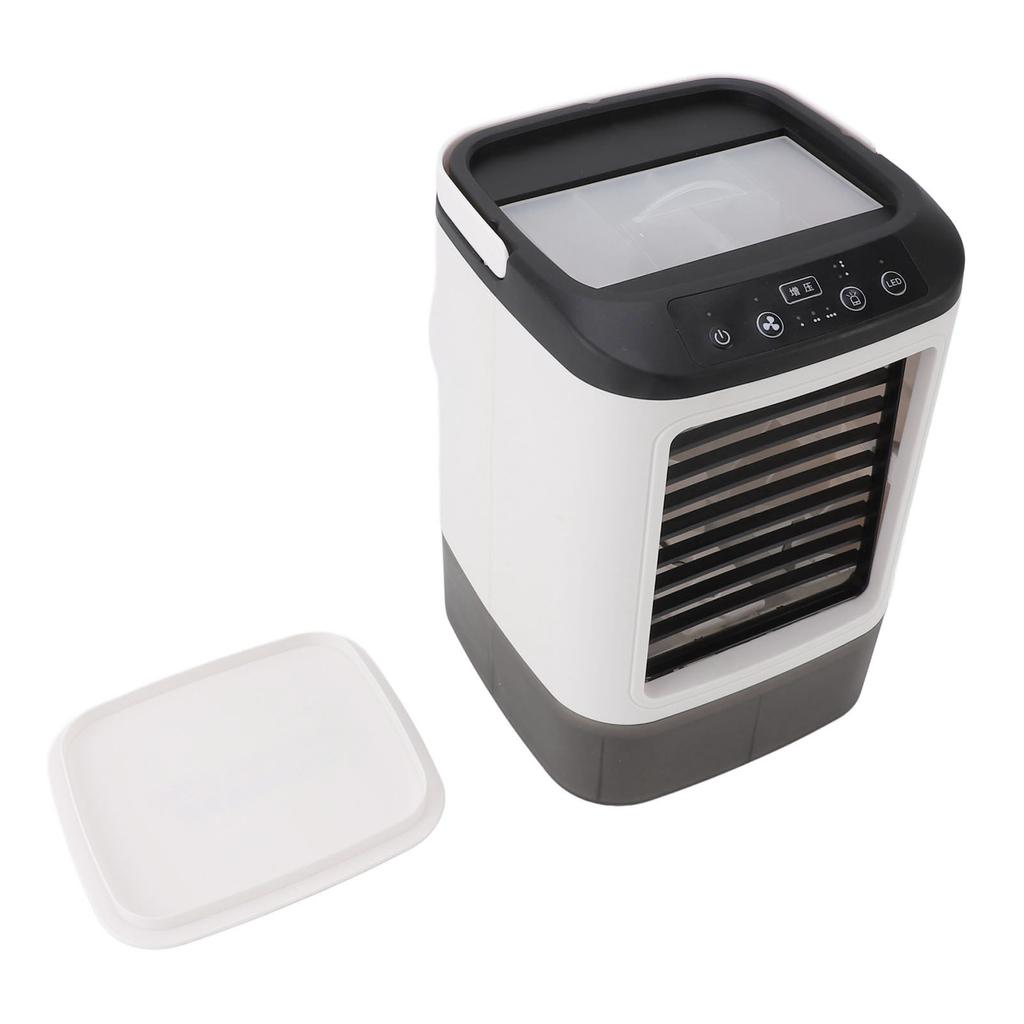 Mini Air Conditioner 12W 900ml Water Tank USB Powered Humidifying Misting Portable Air Cooler for Home Desk Office