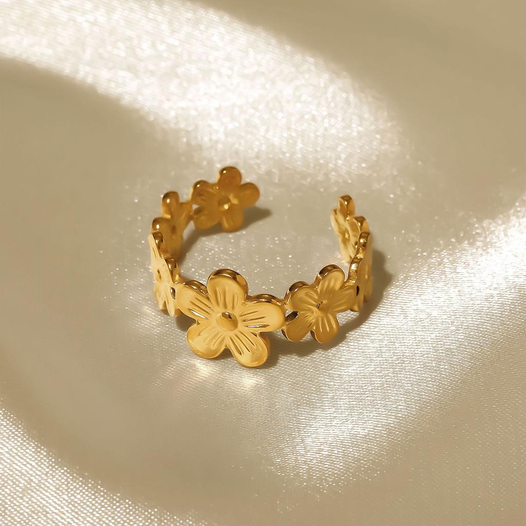 Modny damski pierścionek jednoczęściowy Pierścionek damski Pierścionek metalowy Błyszczący pierścionek Pierścionek metalowy Prezent świąteczny