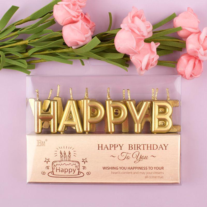 Creative Rotating Lotus Music Birthday Candle for Cakes