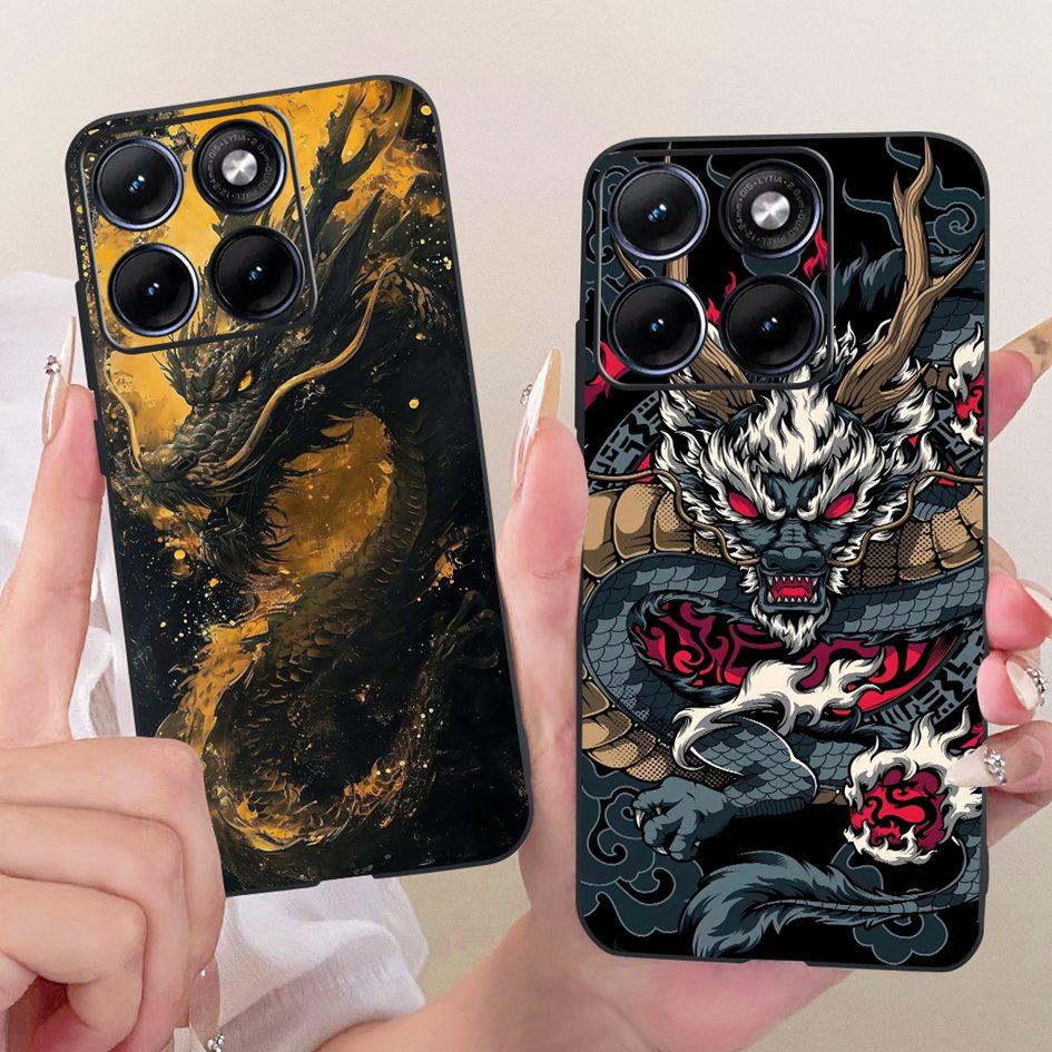 For Funda Motorola Edge 70 Fusion 2026 Phone Case New Fashion Flower Bow Soft Black Silicone Cover For Moto Edge 70Fusion+ Cases