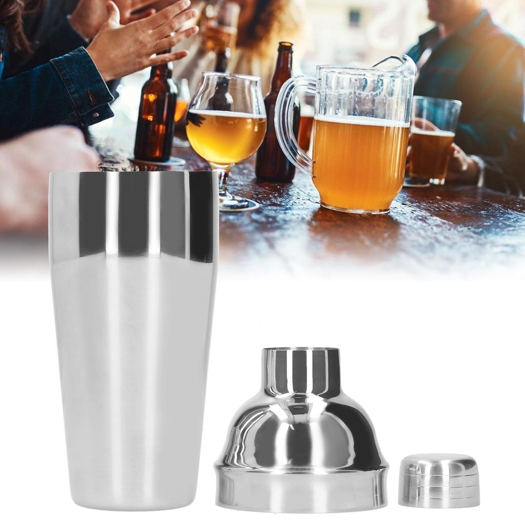 Nerezový koktejlový šejkr Šejkrovací nástroj pro barové potřeby, příslušenství do kavárny 750 ml