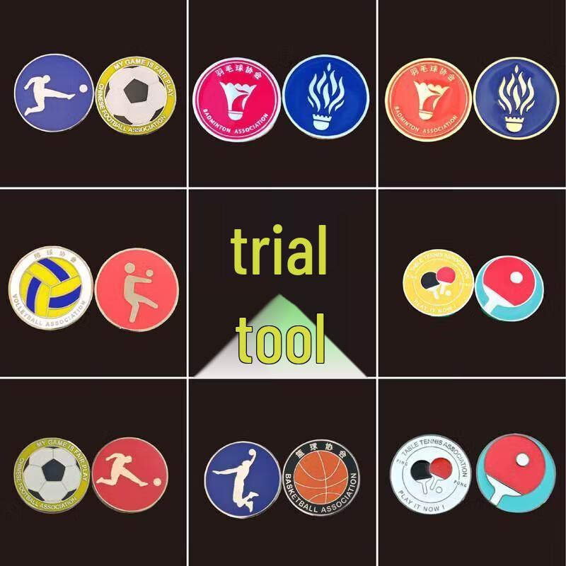 Volleyball Schiedsrichter Münzwurf Scheiben - 5er Pack