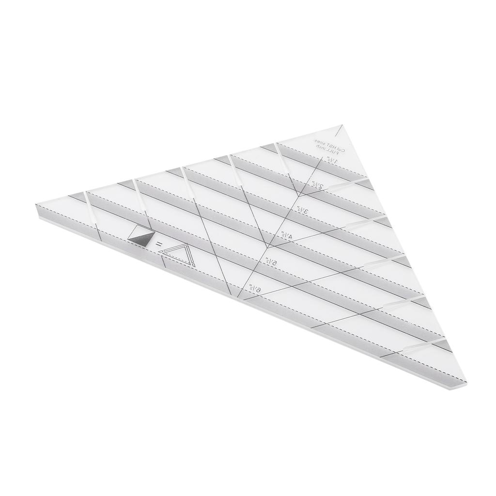 Transparent Triangle Template Acrylic Sewing Template New Patchwork Ruler  DIY Fabric Crafts